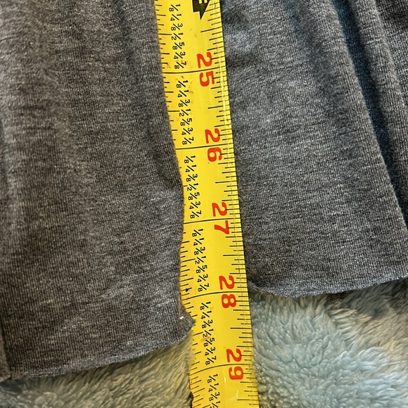 Gray Baby Doll Tank Top-sz M - Picture 6 of 7